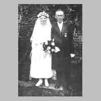 071-0052 Hochzeit in Paterswalde am 10.10.1924. Karl Weinberg und Maria, geb. Schwarm.jpg